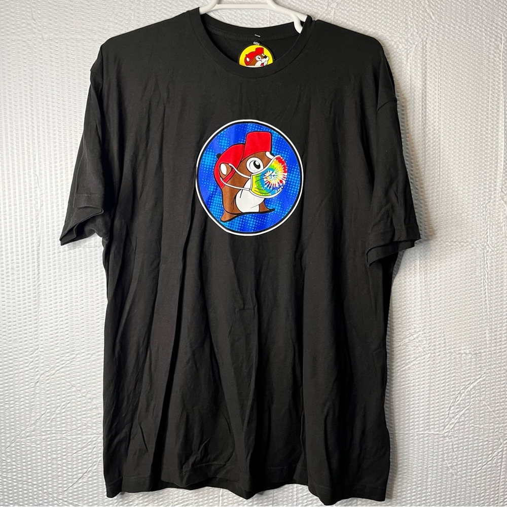 NEW Buc-ees Masked Graphics Crew Neck Shirt Size XXL